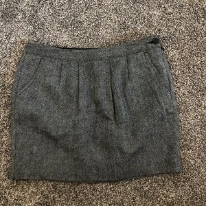 Gray Mini Skirt